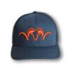 Blaser Snapback Keps Mesh, Navy/Orange