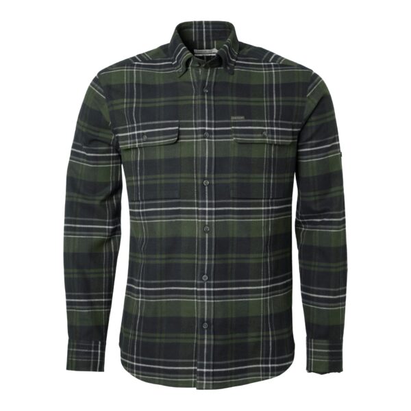 Heron Flannel Shirt Men - October Green