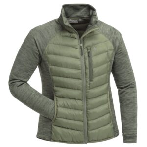 Pinewood Jacka Abisko Hybrid Power Fleece DAM Clovergreen/M.GrÃ¶n