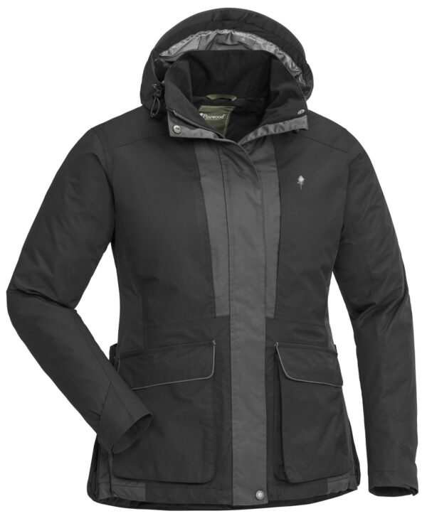 Pinewood Jacka Dog Sports 2.0 Dam Svart/MÃ¶rkantracit