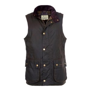 Westmorland Wax Gilet Olive, Herr väst