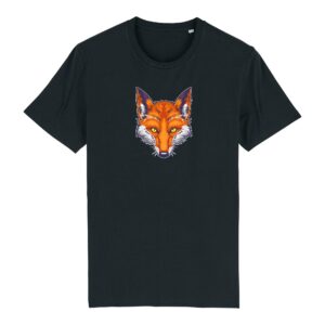 Ekologisk T-Shirt med Rävmotiv-V1