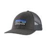 Patagonia P-6 Logo Lopro Trucker Hat Forge Grey